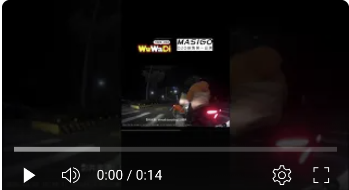 這位騎腳踏車的可以存活這麼久也是不容易