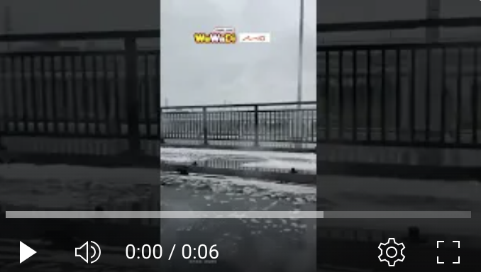 下雪的華江橋