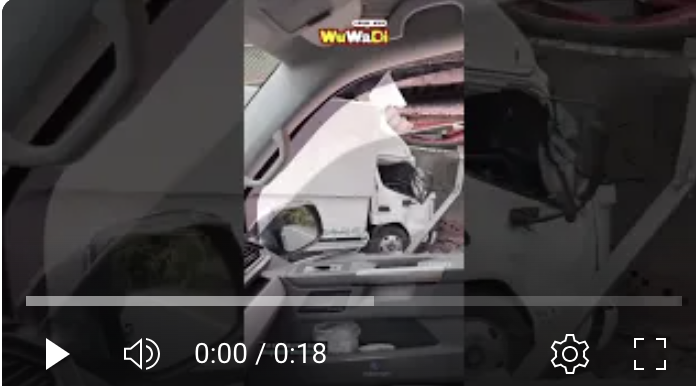 20250605台2線頭城段貨車遭撞撞入民宅
