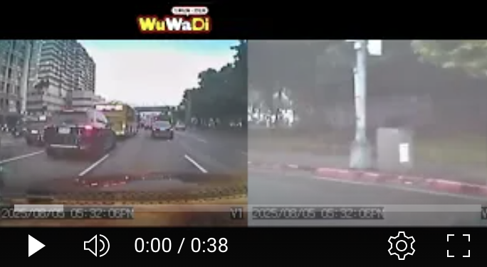 超傻眼！公車硬切撞車還逃逸