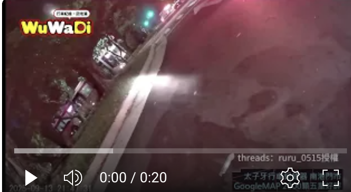 還好有行車記錄器，還跟警察凹說他是前車我撞他