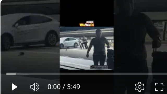 桃園機場驚魂！白牌特斯拉拒檢衝撞　警連開11槍