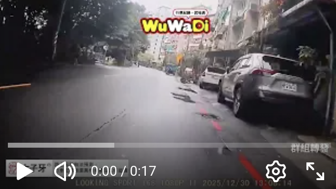 路口視線死角釀禍　YouBike 女騎士遭撞飛倒地