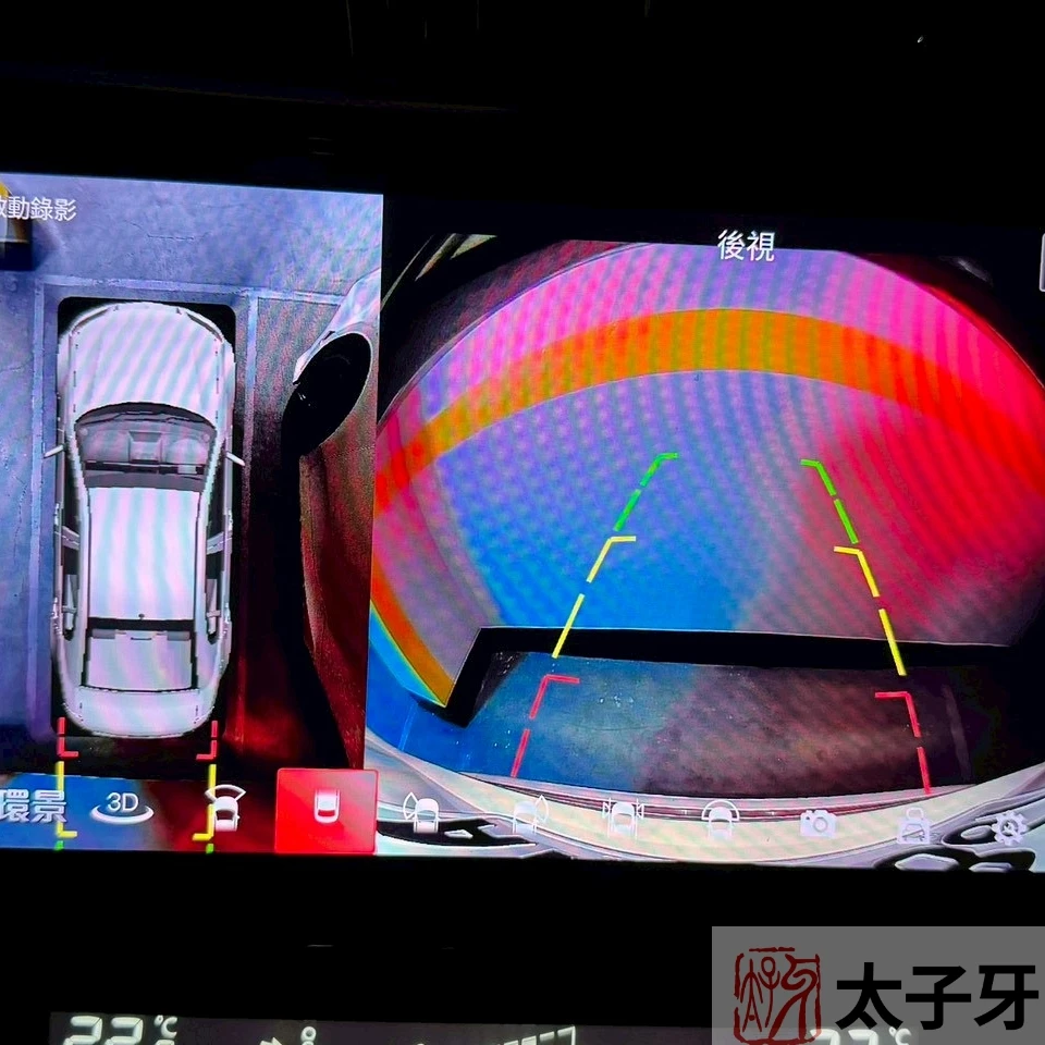 環景360 倒車整合示意 環景360 倒車整合示意